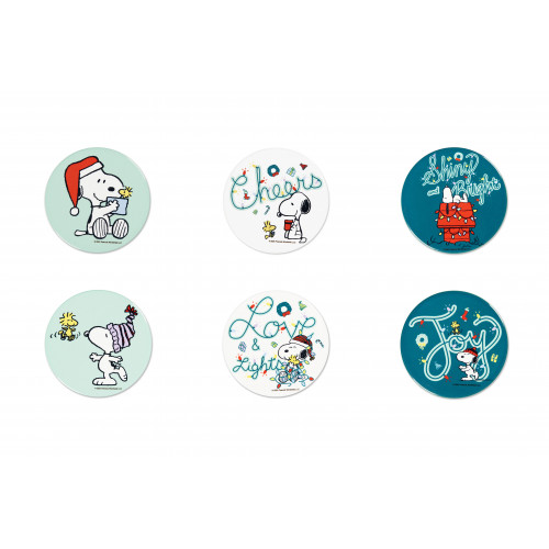 Сет подложки за чаши EXCELSA PEANUTS SHINY AND BRIGHT 10,5 см.