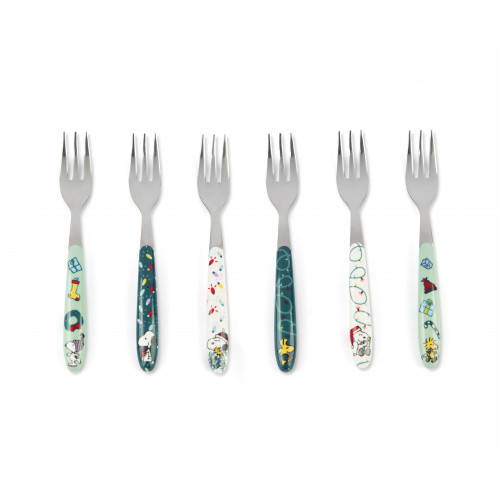 Сет десертни вилици 6 бр. EXCELSA PEANUTS SHINY AND BRIGHT