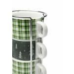 Сет чаши за кафе 5 части EXCELSA GREEN WINTER Сет чаши за кафе 5 части EXCELSA GREEN WINTER