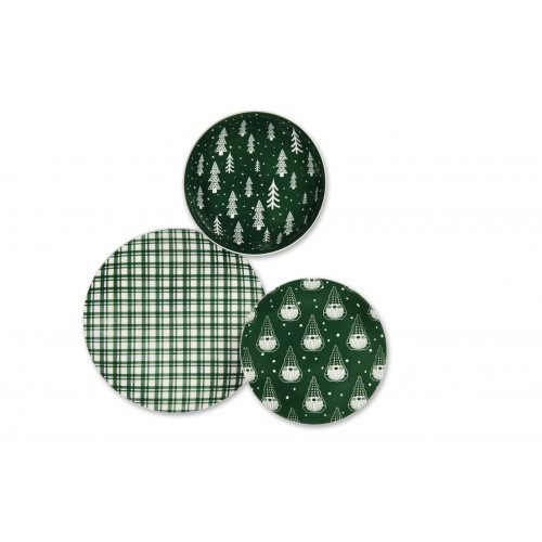 Сет чинии за хранене 18 части EXCELSA GREEN WINTER Сет чинии за хранене 18 части EXCELSA GREEN WINTER