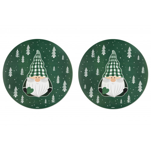 Сет подложки за хранене 2 бр. EXCELSA GREEN WINTER 36 см.