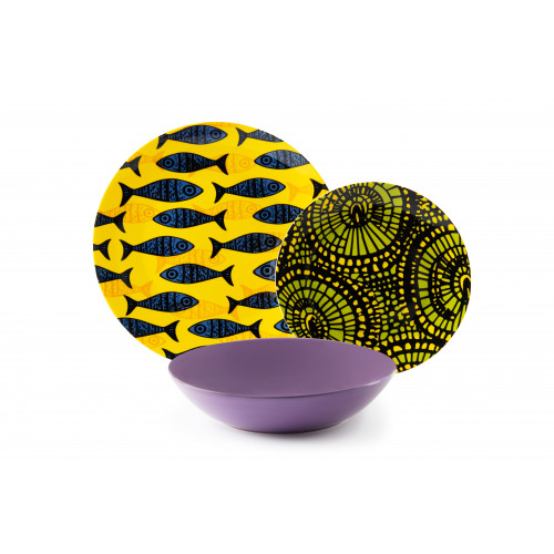 Сет за хранене 18 части EXCELSA AFRIKA CHIC