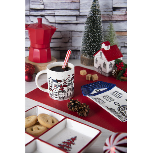 Подложка за хранене EXCELSA INTRIGO 43,5х28,5 см., червен