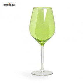 Чаша за вино EXCELSA COLOR WINE, светлозелен