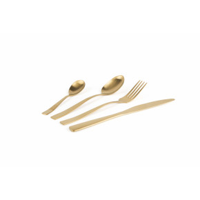 Прибори за хранене 16 части EXCELSA SHADOW, златист