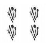 Прибори за хранене 16 части EXCELSA SHADOW, черен