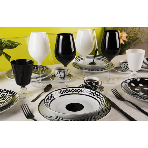 Прибори за хранене 16 части EXCELSA SHADOW, черен