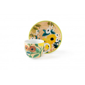 Сет чаши с чинии за еспресо 6 бр. EXCELSA FIORI FRIDA 100 мл.