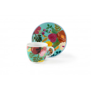 Сет чаши с чинии за еспресо 6 бр. EXCELSA FIORI FRIDA 100 мл.