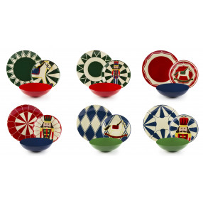 Сет чинии за хранене 18 части EXCELSA VINTAGE CHRISTMAS