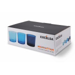 Сет чаши 6 бр. EXCELSA MANHATTAN 350 мл.