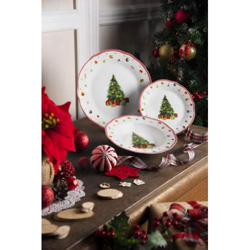 Сет чинии за хранене 18 части EXCELSA CHRISTMAS EVE