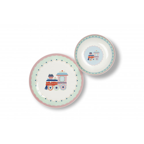 Сет за хранене 12 части EXCELSA XMAS SWEET PASTELS Сет за хранене 12 части EXCELSA XMAS SWEET PASTELS