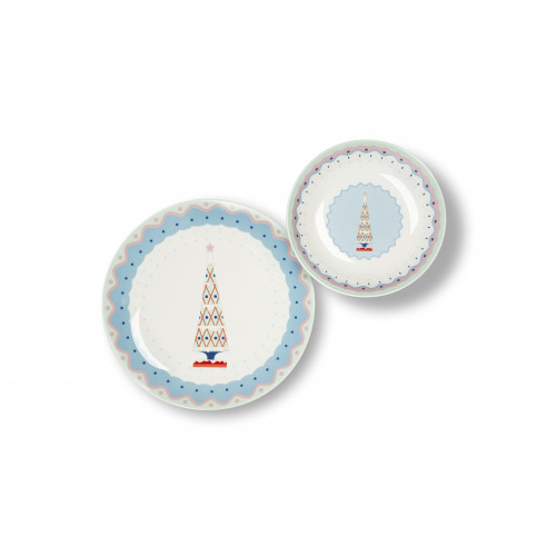 Сет за хранене 12 части EXCELSA XMAS SWEET PASTELS Сет за хранене 12 части EXCELSA XMAS SWEET PASTELS