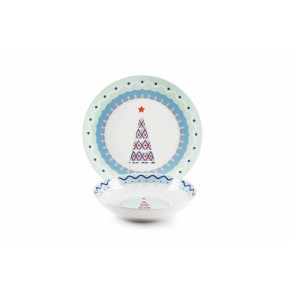 Сет за хранене 12 части EXCELSA XMAS SWEET PASTELS