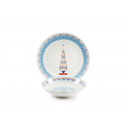 Сет за хранене 12 части EXCELSA XMAS SWEET PASTELS Сет за хранене 12 части EXCELSA XMAS SWEET PASTELS