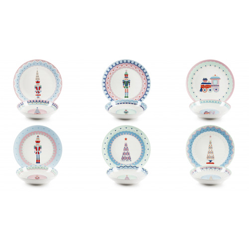 Сет за хранене 12 части EXCELSA XMAS SWEET PASTELS Сет за хранене 12 части EXCELSA XMAS SWEET PASTELS