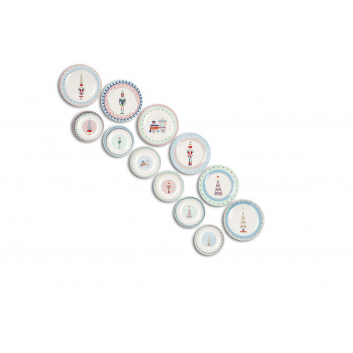 Сет за хранене 12 части EXCELSA XMAS SWEET PASTELS Сет за хранене 12 части EXCELSA XMAS SWEET PASTELS