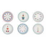 Сет  чинии EXCELSA XMAS SWEET PASTELS 20,5 см.