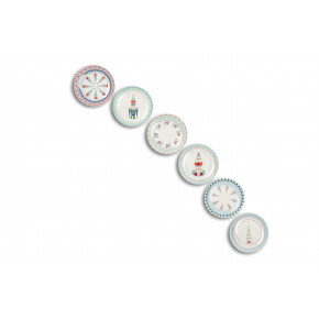 Сет  чинии EXCELSA XMAS SWEET PASTELS 20,5 см.