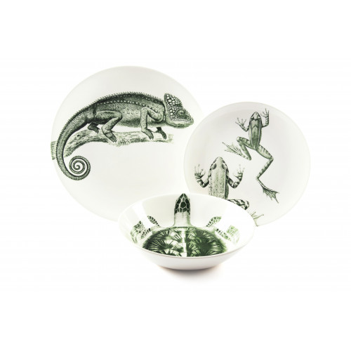 Чиния - дълбока EXCELSA FAUNE & FLORE 20 см., костенурка