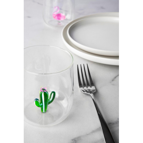Чаша с декорация кактус EXCELSA INSIDE 450 мл.