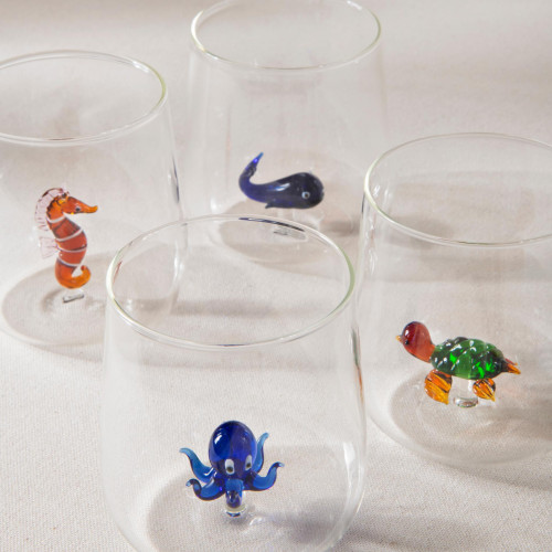 Чаша с декорация костенурка EXCELSA INSIDE 450 мл.