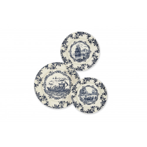 Чиния EXCELSA LES VOYAGES 27 см., син