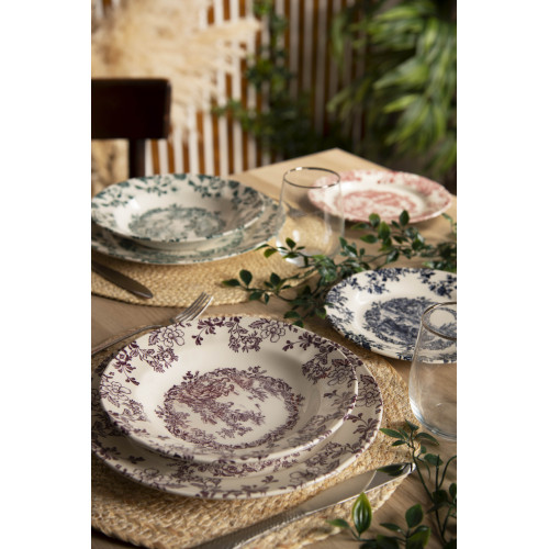 Чиния - дълбока EXCELSA LES VOYAGES 20 см., виолет Чиния - дълбока EXCELSA LES VOYAGES 20 см., виолет