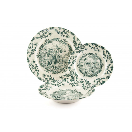 Чиния - дълбока EXCELSA LES VOYAGES 20 см., зелен