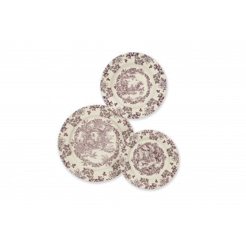 Чиния EXCELSA LES VOYAGES 27 см., виолет