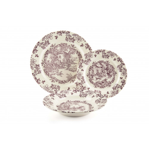 Чиния EXCELSA LES VOYAGES 21 см., виолет