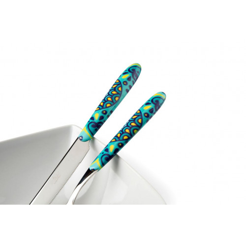 Прибори за хранене 24 части EXCELSA MANDALA MEDITERRANEO