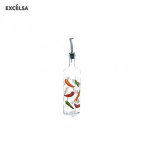 Бутилка за олио или оцет EXCELSA CHILI 500 мл.