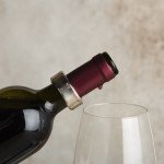 Пръстен за вино EXCELSA ENOTEQUE, червен