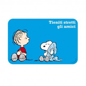 Подложка за хранене EXCELSA PEANUTS, син