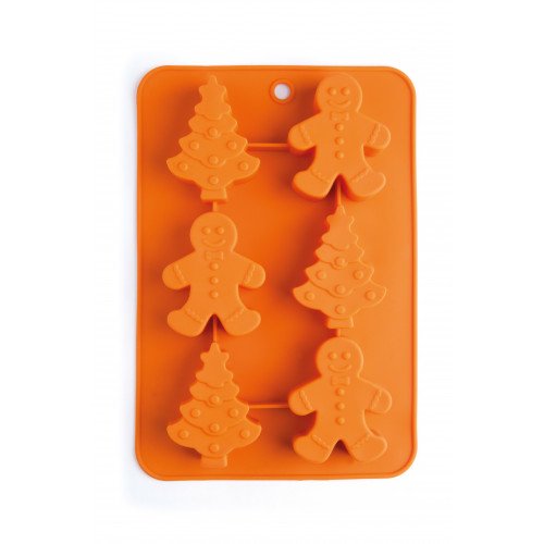 Форма за кексчета ЕXCELSA SANTA CLAUS, оранжев