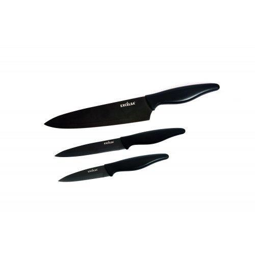 Сет ножове 3 бр. EXCELSA TITANIUM