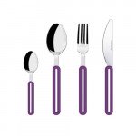 Прибори за хранене 24 части EXCELSA OFFSET, лилав Прибори за хранене 24 части EXCELSA OFFSET, лилав