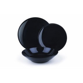Сет чинии за хранене 18 части EXCELSA FASHION BLACK