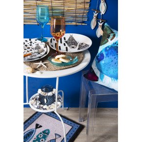 Чиния риба EXCELSA OCEAN 25 см., тюркоаз