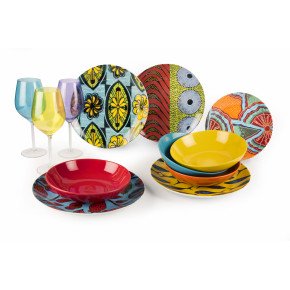 Сет чинии за хранене 18 части EXCELSA AFRIKA