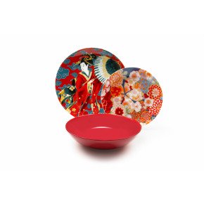 Сет чинии за хранене 18 части EXCELSA KIMONO