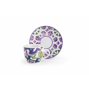 Сет чаши с чинии за еспресо 6 бр. EXCELSA LISBONA 100 мл.