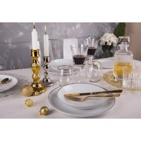 Прибори за хранене 24 части EXCELSA VINTAGE, златист