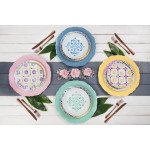 Прибори за хранене 24 части EXCELSA VINTAGE, златист