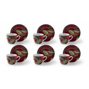 Сет чаши с чинии за еспресо 6 бр. EXCELSA GRANADA 100 мл.