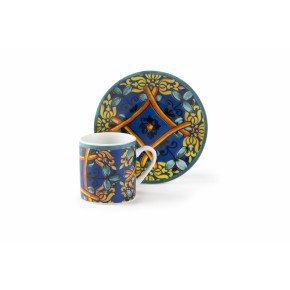 Сет чаши с чинии за еспресо 6 бр. EXCELSA TRINACRIA 70 мл.