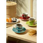 Сет чаши с чинии за еспресо 6 бр. EXCELSA FUJI 100 мл.