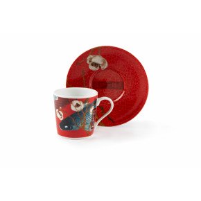 Сет чаши с чинии за еспресо 6 бр. EXCELSA FUJI 100 мл.